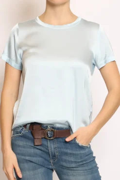 Vicolo Blusa girocollo satin