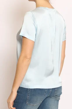 Vicolo Blusa girocollo satin