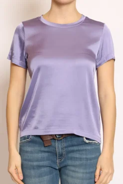 Vicolo Blusa girocollo satin