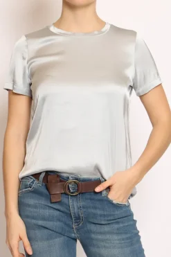 Vicolo Blusa girocollo satin