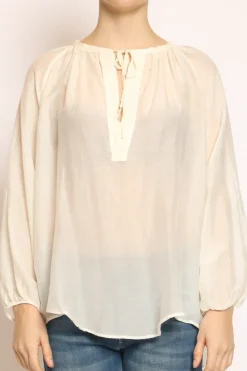 Kontatto Blusa in mussola off white