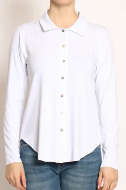 Zeroassoluto Camicia CARLY in jersey off white