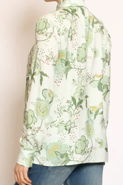 Wu'Side Camicia fantasia acqua/verde/salvia