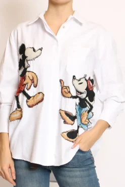 Tensione In Camicia patch topo
