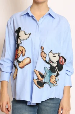 Tensione In Camicia patch topo