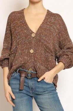 Have one Cardigan con bottoni filo multicolor