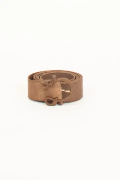 Zeroassoluto Cinta pelle fibbia snake