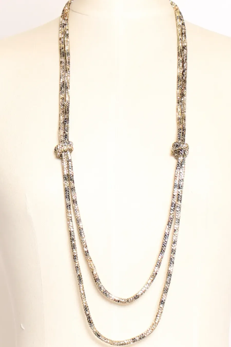 Zeroassoluto Collana nodo maculato oro