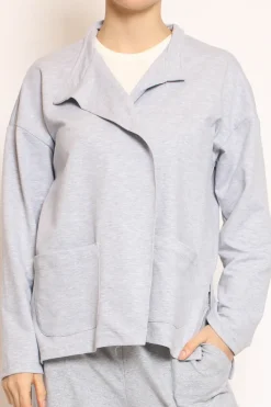 Zeroassoluto Giacca felpa light grigio melange