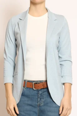 Zeroassoluto Giacca JIN elasticizzata lurex cielo