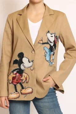 Tensione In Giacca over patch topo camel