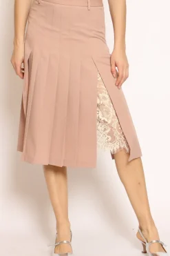Vicolo Gonna plisse\' con pizzo
