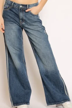 Zeroassoluto Jeans JANE banda laterale denim