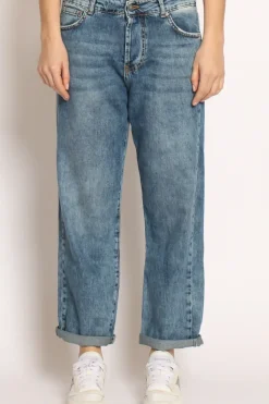 Zeroassoluto Jeans JOSETTE boyfriend tela slegata denim