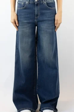 Zeroassoluto Jeans kam2 palazzo lavaggio medio