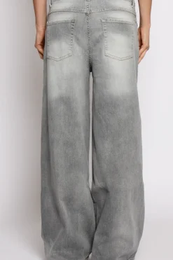 Zeroassoluto Jeans kami gamba ampia