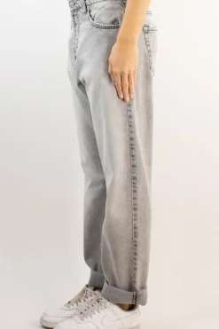 Zeroassoluto Jeans morgana denim relaxed grigio fumo