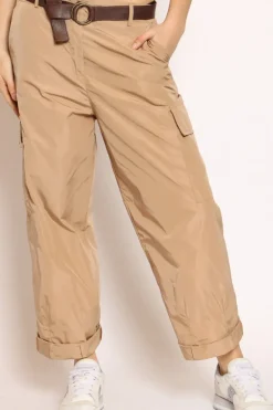 Zeroassoluto Pantalone cargo tessuto parachute