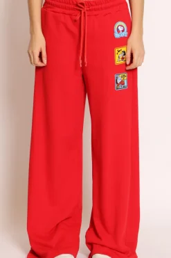 Tensione In Pantalone felpa patch Snoopy