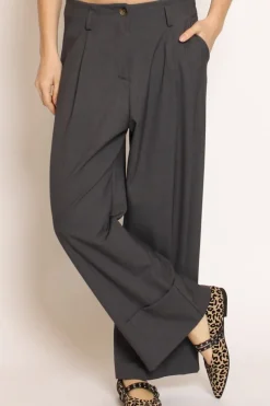 Zeroassoluto Pantalone GESSY con risvolto tessuto comfort elasticizzato