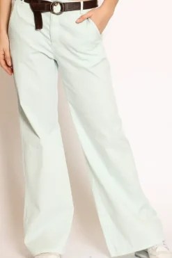 Zeroassoluto Pantalone lilly palazzo cotone elasticizzato
