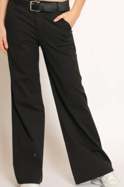 Zeroassoluto Pantalone lilly palazzo cotone elasticizzato