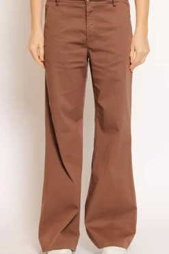 Zeroassoluto Pantalone LILLY palazzo cotone elasticizzato