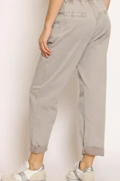 Zeroassoluto Pantalone LOLA cotone stone washed maltinto