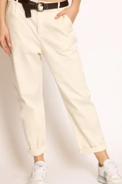Zeroassoluto Pantalone lola c/pinces ed elastico dietro