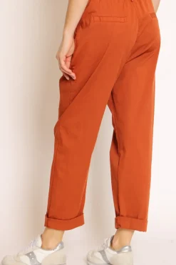Zeroassoluto Pantalone lola c/pinces ed elastico dietro