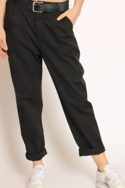 Zeroassoluto Pantalone lola c/pinces ed elastico dietro