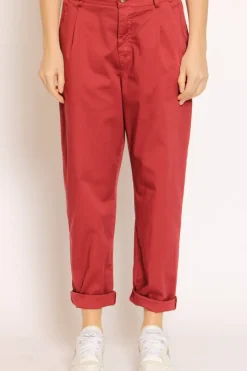 Zeroassoluto Pantalone LOLA elastico dietro cotone elasticizzato