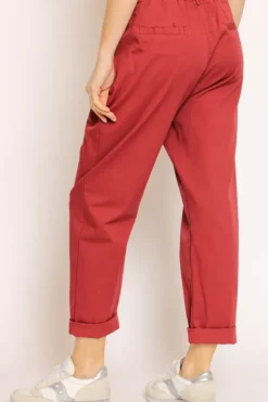 Zeroassoluto Pantalone LOLA elastico dietro cotone elasticizzato