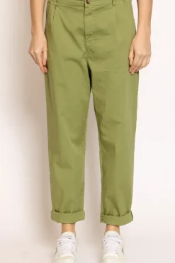 Zeroassoluto Pantalone LOLA elastico dietro cotone elasticizzato