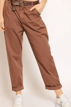 Zeroassoluto Pantalone LOLA elastico dietro cotone elasticizzato