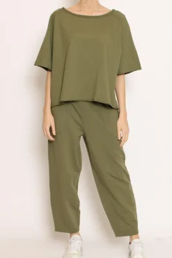 Zeroassoluto Pantalone mom fit felpa light