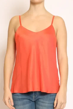 Wu'Side Top bretella corallo