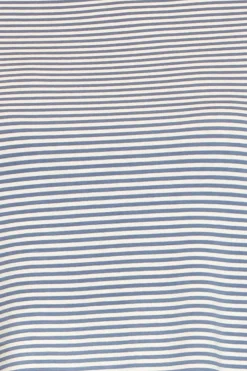 Zeroassoluto T-shirt CLOE righe in jersey jeans/bianco
