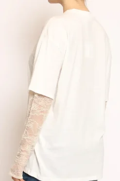 Vicolo T-shirt con pizzo