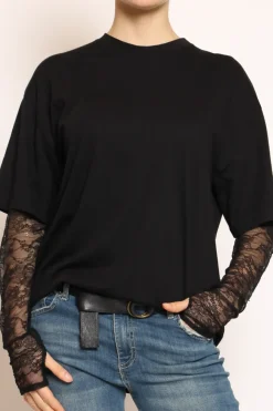 Vicolo T-shirt con pizzo