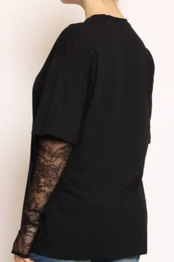 Vicolo T-shirt con pizzo