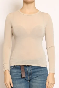 Zeroassoluto T-shirt elasticizzata misto seta