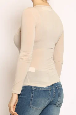 Zeroassoluto T-shirt elasticizzata misto seta