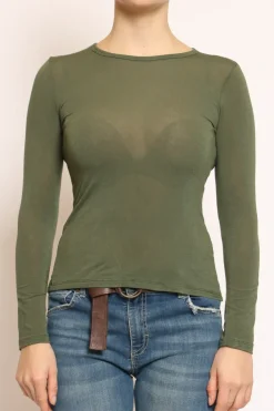 Zeroassoluto T-shirt elasticizzata misto seta