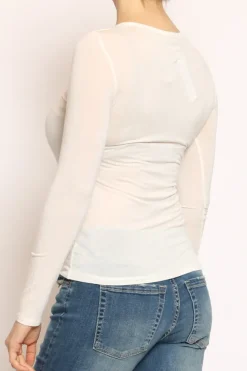 Zeroassoluto T-shirt elasticizzata misto seta