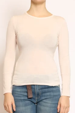 Zeroassoluto T-shirt elasticizzata misto seta