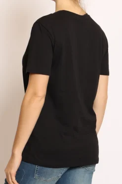 Tensione In T-shirt patch topo nero mickey