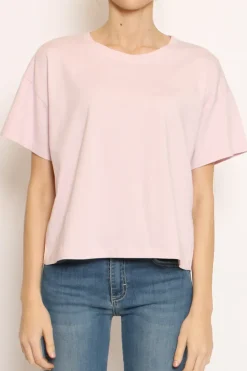 Zeroassoluto T-shirt scatola elasticizzata mezza manica