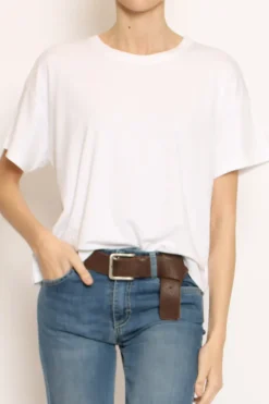 Zeroassoluto T-shirt scatola elasticizzata mezza manica