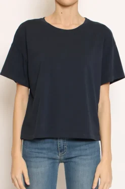 Zeroassoluto T-shirt scatola elasticizzata mezza manica